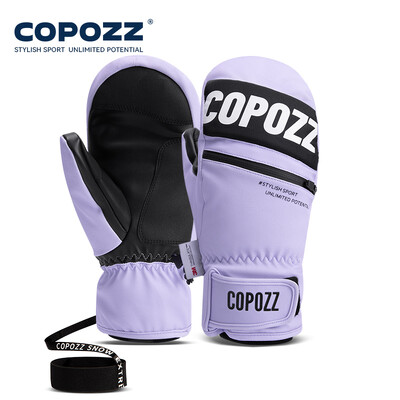 COPOZZ 3M Thinsulate mănuși de schi femei bărbați rezistente la vânt, respirabile, impermeabile, termice, iarnă, calde, mănuși de zăpadă, accesorii pentru snowboard