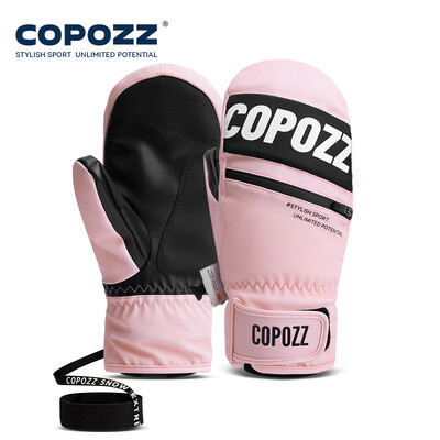 COPOZZ 3M Thinsulate mănuși de schi femei bărbați rezistente la vânt, respirabile, impermeabile, termice, iarnă, calde, mănuși de zăpadă, accesorii pentru snowboard