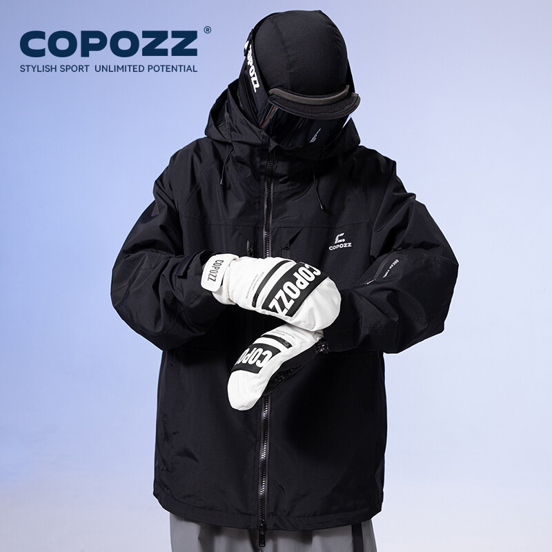 COPOZZ 3M Thinsulate mănuși de schi femei bărbați rezistente la vânt, respirabile, impermeabile, termice, iarnă, calde, mănuși de zăpadă, accesorii pentru snowboard