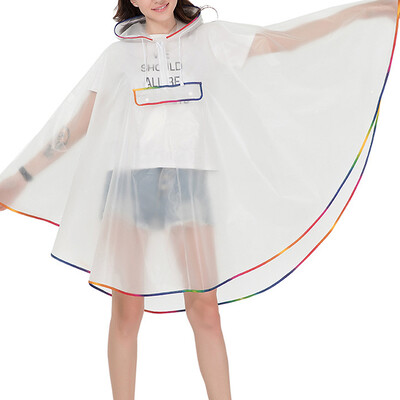 Pontšo korduvkasutatav veekindel EVA naiste vihmakeep vihmamantel Meeste kapuutsiga pontšo välituristide seljakott jalgrattaga sõitmiseks matkamiseks