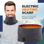 Χειμερινό ηλεκτρικό θερμαινόμενο κασκόλ 3 ταχυτήτων Ρυθμιζόμενη θερμοκρασία Κασκόλ USB φόρτισης Έλεγχος θερμότητας Θερμοκρασία λαιμού για ποδηλασία Κάμπινγκ Αναρρίχηση