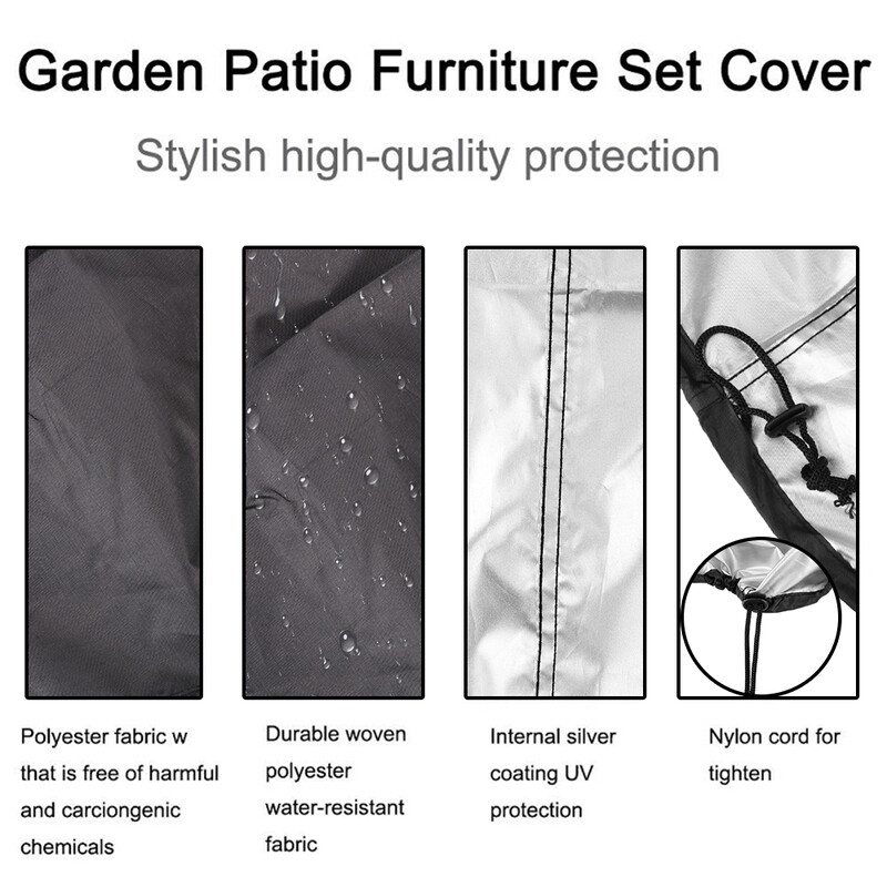 Ūdensnecaurlaidīgs kempings āra grila pārsegs lietus aizsargs 77x58cm/80x66x100cm pretputekļu apaļš grila grila pārsegs grila pārsegs