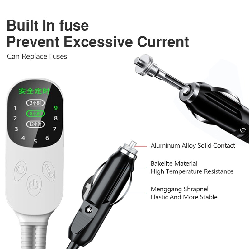 Ηλεκτρική κουβέρτα αυτοκινήτου 12V 70x180cm Sleeper Ζεστό θερμαντήρα για φορτηγά κάμπινγκ Οχήματα εκτός δρόμου Θερμαινόμενη κουβέρτα Θέρμανση καθίσματος ζεστό