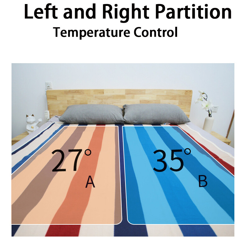 Elektritekk 150x180cm 220/110V paksem soojendus soojendusega tekk Madrats Termostaat elektriline soojendustekk Talvevoodi soojem