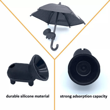 Tiktok Ins Hot Phone Umbrella Hot Socket Umbrella Phone Support with Suction 2022 Outdoor Cover Sun Shield Mount Phone Stand