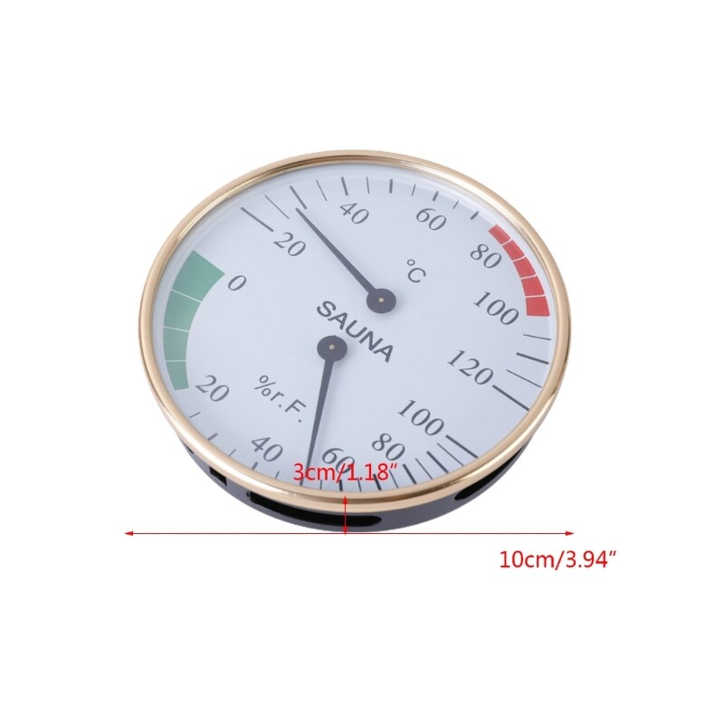 Sauna Soba 2 u 1 Termometar Higrometar Mjerač unutarnje vlage Mjerač temperature Za kupaonicu Soba za znoj