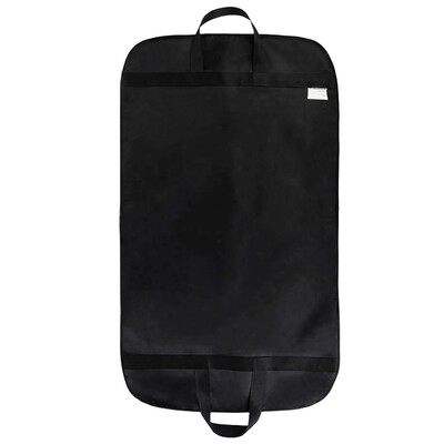 Pārnēsājams putekļu neausta apģērba maisiņa uzvalka uzvalka glabāšanas somas pārvalks drēbēm uzvalka soma bagāžnieks melns Holdall kleitas jakas putekļu aizsargs
