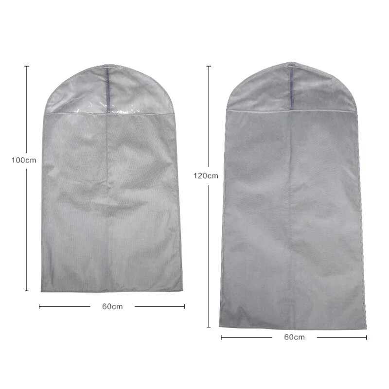 Navlaka za prašinu za odjeću, navlaka za prašinu, spremište otporno na plijesan, viseća vrećica, netkana tkanina + PVC za odjeću, košulja, kaput, sako