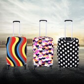 3 μεγέθη 3 μοτίβα Ελαστική βαλίτσα ταξιδιού με προστασία από τη σκόνη Προστατευτικό κάλυμμα προστασίας αποσκευών Τσάντα κάλυμμα βαλίτσας προστατευτικό βαλίτσας