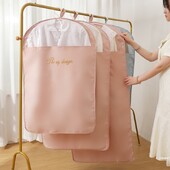 Τσάντα σκόνης ρούχων Αδιάβροχη αποθήκευση Νυφικό Κάλυμμα Κοστούμι Παλτό Αποθήκευση Ντουλάπα Κρεμαστά Ρούχα Κλειστό