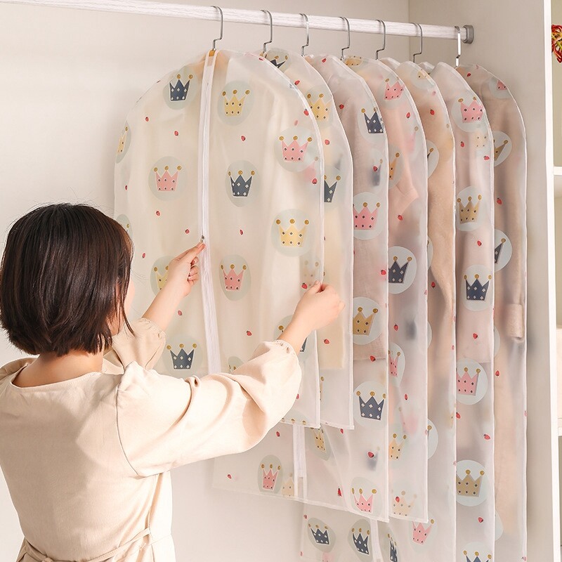 Tolmukindel riiete kate Pulmakleidi kate Ülikond Mantel Hoiukott Riidekapp Rippkott Mantlikaitse Korraldajad Tolmukate