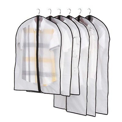 5 τμχ/σετ Κάλυμμα για τη σκόνη ρούχων, Πτυσσόμενη τσάντα αποθήκευσης ανθεκτική στην υγρασία για φόρεμα φόρεμα φόρεμα, κρεμαστές τσάντες οργάνωσης ντουλάπας για ντουλάπα