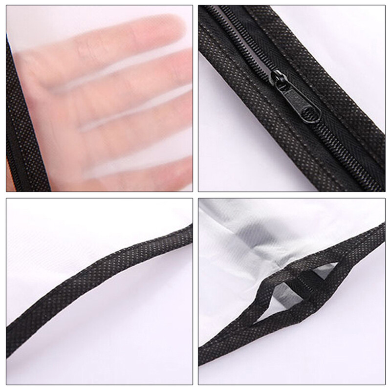 5 τμχ/σετ Κάλυμμα για τη σκόνη ρούχων, Πτυσσόμενη τσάντα αποθήκευσης ανθεκτική στην υγρασία για φόρεμα φόρεμα φόρεμα, κρεμαστές τσάντες οργάνωσης ντουλάπας για ντουλάπα