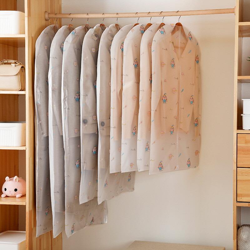 Pealisriided Rippuvad Rõivas Kleidid Riided Ülikond Mantel Tolmukate Kodu Säilituskott Kotikott Korraldaja Riidekapp Rippuvad riided