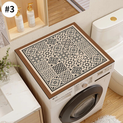 Ρετρό Πλυντήριο ρούχων Πατάκι Ψυγείου Σκουπάκι Κουζίνα Σουπλά Χαλιά Μπάνιου Αδιάβροχο Μαξιλάρι Αποστράγγισης Τραπεζάκι σαλονιού