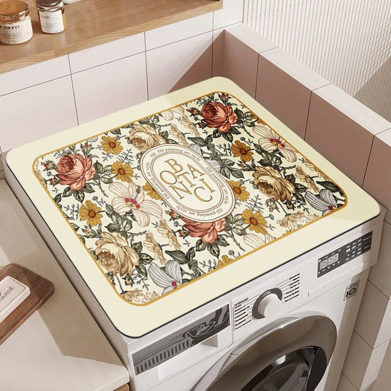 Veļas mašīna Putekļu pārsegs Neslīdošs Virtuves notekas paliktnis Ledusskapis cepeškrāsns Putekļu necaurlaidīgs Pad Super Absorbent Mat