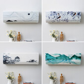 Novi kineski stil, viseća navlaka za klima uređaj, zaštitnik za klima uređaj sa svježim uzorkom, zidna navlaka za klimatizaciju