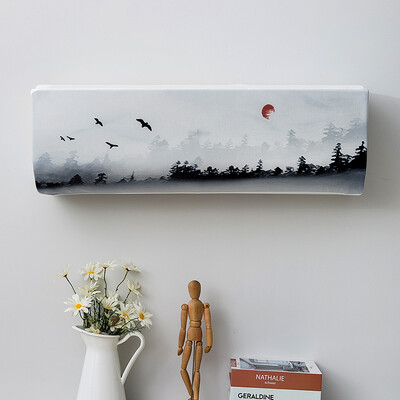 Novi kineski stil, viseća navlaka za klima uređaj, zaštitnik za klima uređaj sa svježim uzorkom, zidna navlaka za klimatizaciju