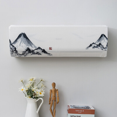 Novi kineski stil, viseća navlaka za klima uređaj, zaštitnik za klima uređaj sa svježim uzorkom, zidna navlaka za klimatizaciju