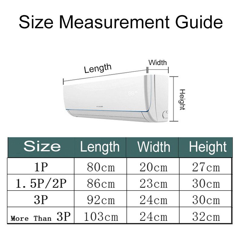 Novi kineski stil, viseća navlaka za klima uređaj, zaštitnik za klima uređaj sa svježim uzorkom, zidna navlaka za klimatizaciju