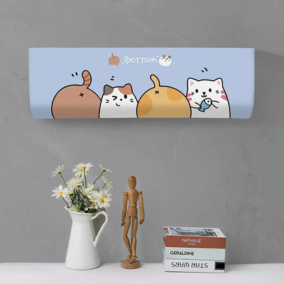 Tropical Leaves Printed Dust covers Πλένεται Κάλυμμα κλιματιστικού Κλιματισμός Αντηλιακό Κρεμαστό εσωτερικό προστατευτική θήκη