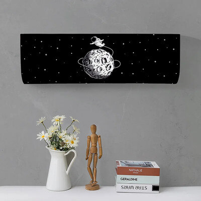 Tropical Leaves Printed Dust covers Πλένεται Κάλυμμα κλιματιστικού Κλιματισμός Αντηλιακό Κρεμαστό εσωτερικό προστατευτική θήκη