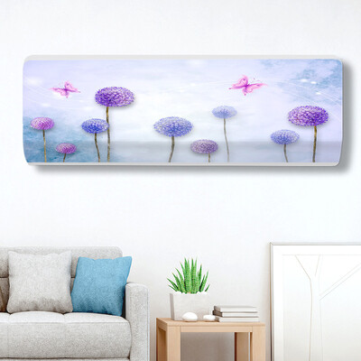 1 τεμ. Nordic Hanging Κάλυμμα κλιματιστικού Φορητή εκτύπωση Πλήρες υφασμάτινο προστατευτικό Κάλυμμα κλιματιστικού τοίχου