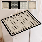 Prinditud pesumasina kaaned mikrolaineahi külmik ülemine kaitsekate kohvimasina äravoolupadi köögikruus plats