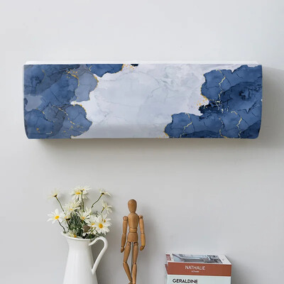 Geomeetriline kroonprint Kõikehõlmav tolmukate, õhukonditsioneeri kate, siseruumides lihtne puhastatav kate, õhukonditsioneeri kaitseümbris