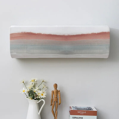 Geomeetriline kroonprint Kõikehõlmav tolmukate, õhukonditsioneeri kate, siseruumides lihtne puhastatav kate, õhukonditsioneeri kaitseümbris