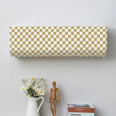 Geomeetriline kroonprint Kõikehõlmav tolmukate, õhukonditsioneeri kate, siseruumides lihtne puhastatav kate, õhukonditsioneeri kaitseümbris