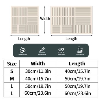 Водоустойчив капак за пералня Изкуствена кожа Прахоустойчива подложка Подложка за фурна Микровълнова Подложка за прах Подложка за кухненска дренажна подложка Домашен декор