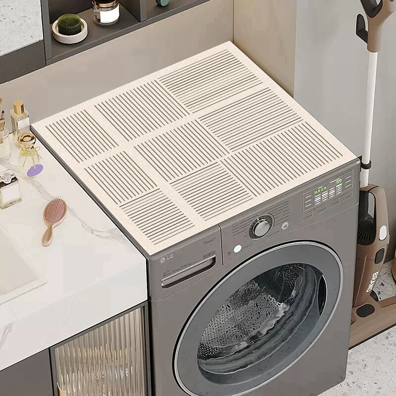 Ūdensnecaurlaidīgs veļas mazgājamās mašīnas pārsegs Mākslīgās ādas putekļu necaurlaidīgs paklājiņš Cepeškrāsns mikroviļņu paliktnis Putekļu paklājiņi Virtuves notekas paliktnis Mājas dekors