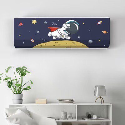 Κρεμαστό κάλυμμα κλιματιστικού Cartoon Fresh Patternair Conditioning Protector Επιτοίχιο Κάλυμμα κλιματισμού Nordic Decor