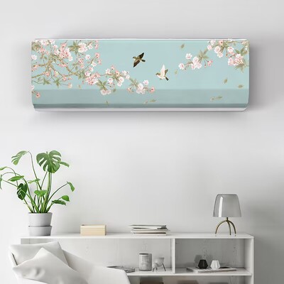 Κρεμαστό κάλυμμα κλιματιστικού Cartoon Fresh Patternair Conditioning Protector Επιτοίχιο Κάλυμμα κλιματισμού Nordic Decor