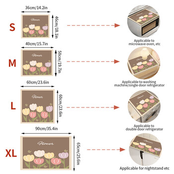Μοτίβα λουλουδιών Καλύμματα σκόνης Πλυντήριο ρούχων Φούρνος μικροκυμάτων Ματάκι για τη σκόνη Οικιακή διακόσμηση Μαξιλάρια Νεροχύτης κουζίνας Αντιολισθητικό χαλάκι