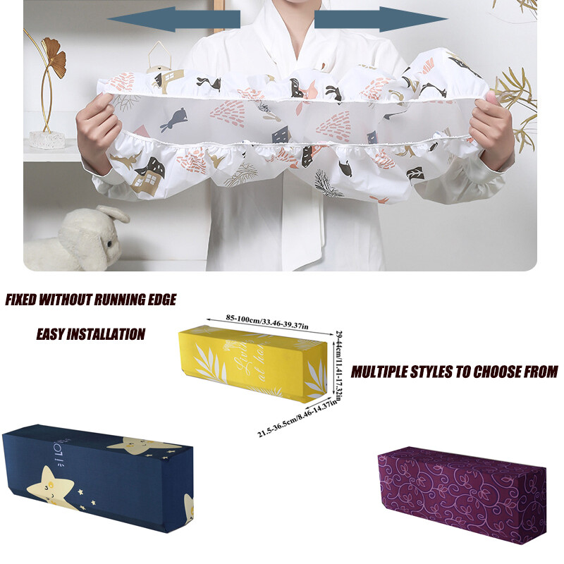 Kõikehõlmav rippuv õhukonditsioneeri kate Kõrgeelastne hingav eemaldatav universaalne tolmukate Populaarsed kodutarbed