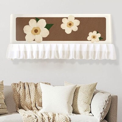 Κάλυμμα κλιματιστικού 2024 Έντυπη υφασμάτινη προστατευτική θήκη Ανθεκτική στη σκόνη Κρεμαστή Κλιματισμός Υπνοδωμάτιο Εσωτερικά Καλύμματα Διακόσμηση σπιτιού