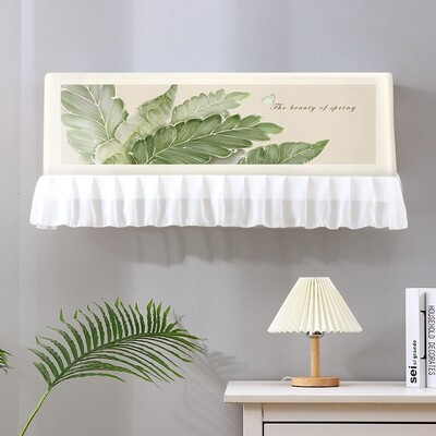 Κάλυμμα κλιματιστικού 2024 Έντυπη υφασμάτινη προστατευτική θήκη Ανθεκτική στη σκόνη Κρεμαστή Κλιματισμός Υπνοδωμάτιο Εσωτερικά Καλύμματα Διακόσμηση σπιτιού