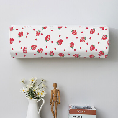 Mitmevärvilise kolmnurga geomeetriaga prinditud tolmukatted kliimaseadme kate siseruumides majapidamises rippuva kliimaseadme kaitseümbris