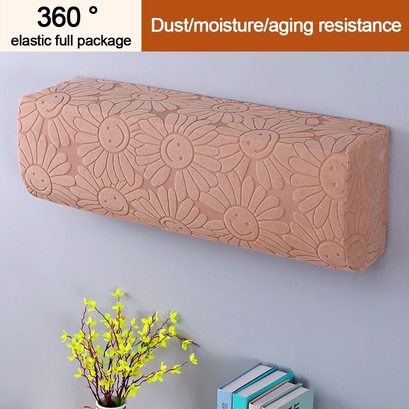 1Gb Putekļu necaurlaidīgs gaisa kondicionēšanas pārsegs Sienas Gaisa Sienas Ventilators Putekļu Pārsegs Elastīgs audums Mājas Dekora Gaisa kondicioniera aizsargs