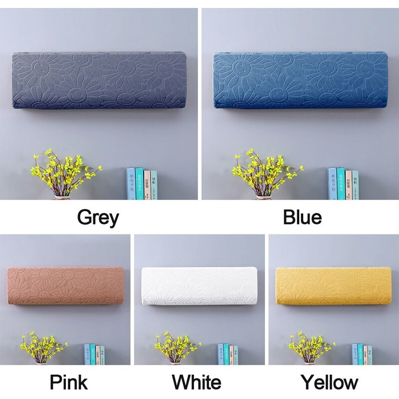 1Gb Putekļu necaurlaidīgs gaisa kondicionēšanas pārsegs Sienas Gaisa Sienas Ventilators Putekļu Pārsegs Elastīgs audums Mājas Dekora Gaisa kondicioniera aizsargs