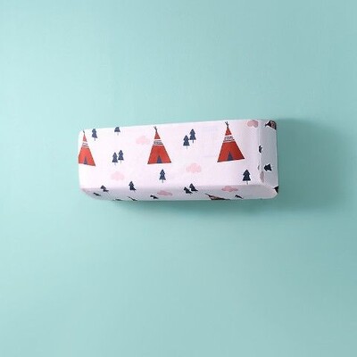 Viskas įskaičiuota oro kondicionieriaus dangteliai Universalūs drėgmei atsparūs dulkėms apsauginiai dangteliai, skirti montuoti ant sienos Aire Acondicionado