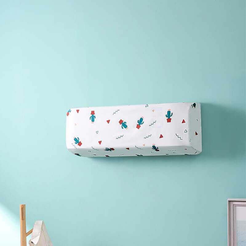 Viskas įskaičiuota oro kondicionieriaus dangteliai Universalūs drėgmei atsparūs dulkėms apsauginiai dangteliai, skirti montuoti ant sienos Aire Acondicionado