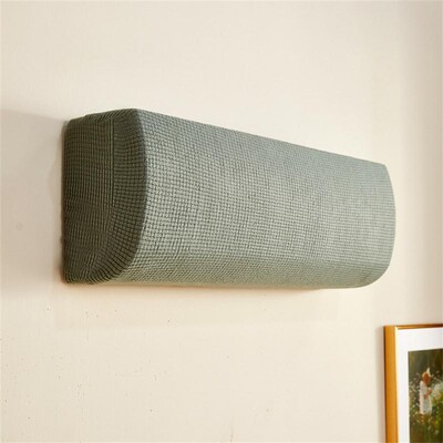 1vnt oro kondicionieriaus apsauginis dangtelis nuo dulkių Vienspalvis namų dekoras Minkštas sieninis apsauginis apsauginis dangtelis, lengvai valomas klasikinis dulkių dangtelis