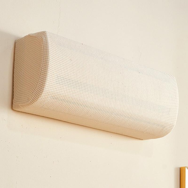 1vnt oro kondicionieriaus apsauginis dangtelis nuo dulkių Vienspalvis namų dekoras Minkštas sieninis apsauginis apsauginis dangtelis, lengvai valomas klasikinis dulkių dangtelis