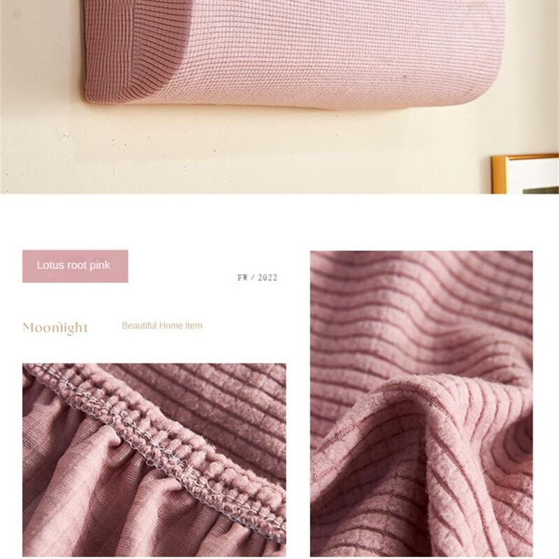 1vnt oro kondicionieriaus apsauginis dangtelis nuo dulkių Vienspalvis namų dekoras Minkštas sieninis apsauginis apsauginis dangtelis, lengvai valomas klasikinis dulkių dangtelis