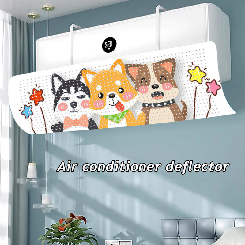 90 * 27 cm oro kondicionieriaus priekinio stiklo apsauga nuo tiesioginio pūtimo keičiamo dydžio vėjo kreiptuvo dangtelis