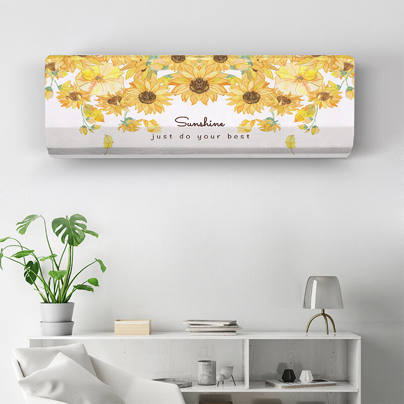 Pakabinamas oro kondicionieriaus dangtelis nuo dulkių Pakabinamas oro kondicionieriaus gaubto apsauginis dangtelis Mažas ir gaivus stilius