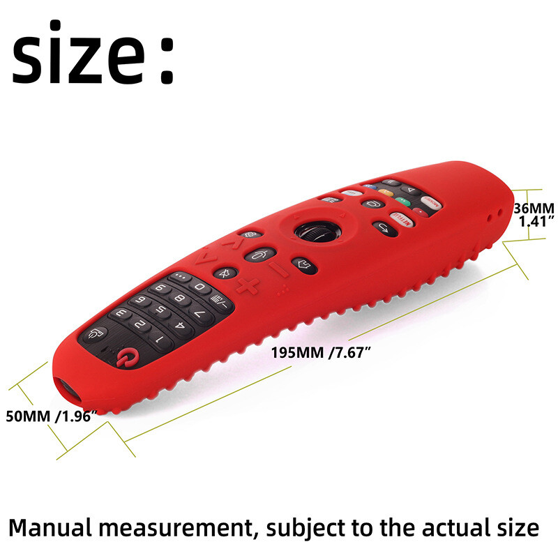 Husă de protecție din silicon pentru telecomandă, potrivită pentru LG Magic TV AN-MR19BA/MR18BA/MR20GA/AKB75855501/AN-MR600